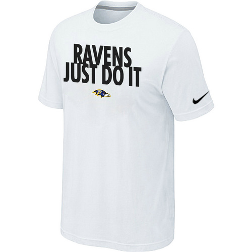 Nike Baltimore Ravens "Just Do It" NFL T-Shirt - White